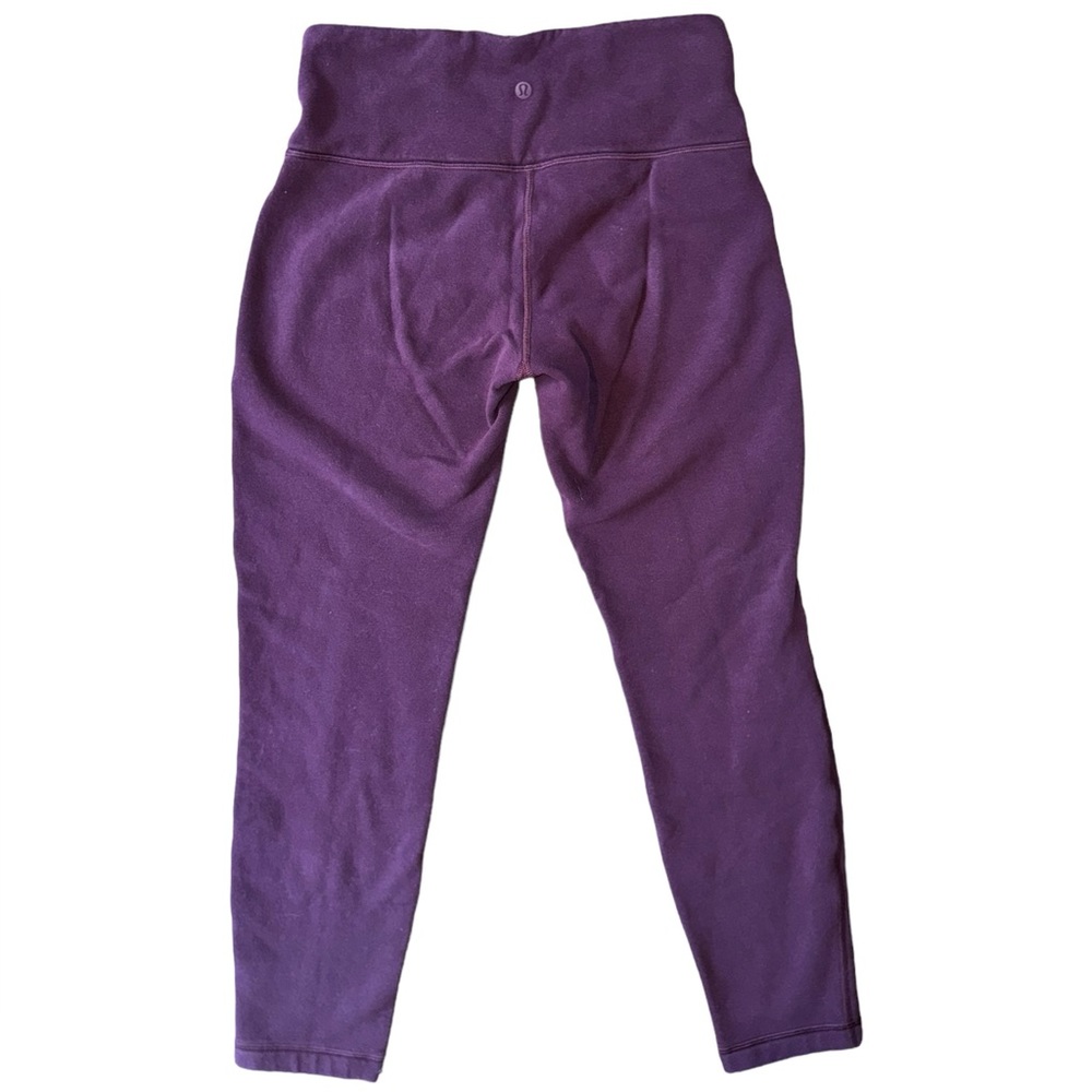 Lululemon fleece Wunder Under Lounge Pant - Picture 3 of 7